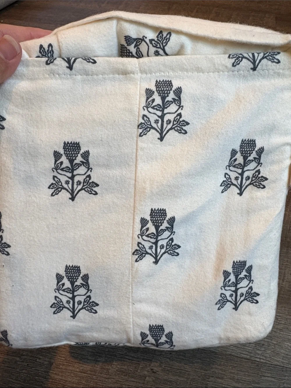 Threshold Ultra Soft Flannel Sheet Set FULL White & Blue/Gray NEW